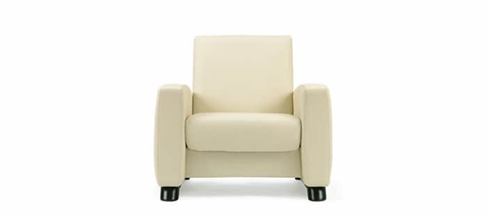 Ekornes Arion 1 seat leather sofa chair