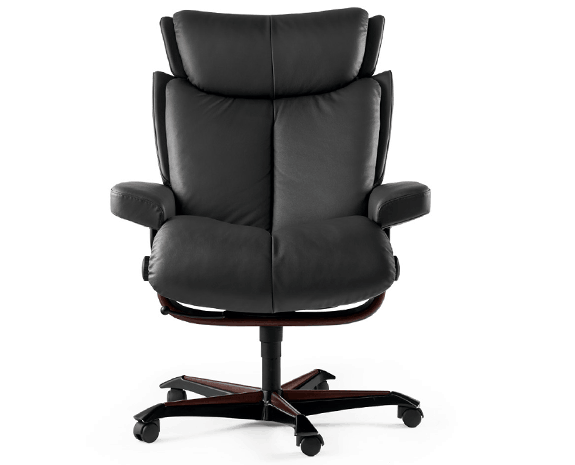 Stressless magic leather office chair