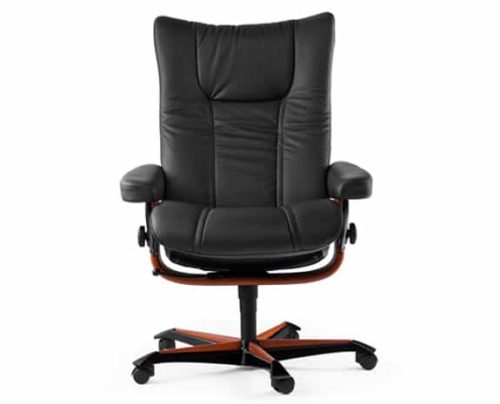 Stressless Leather Wing Home office chair