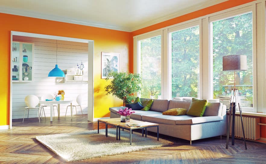 55684517 - modern living room interior design. 3d rendering concept