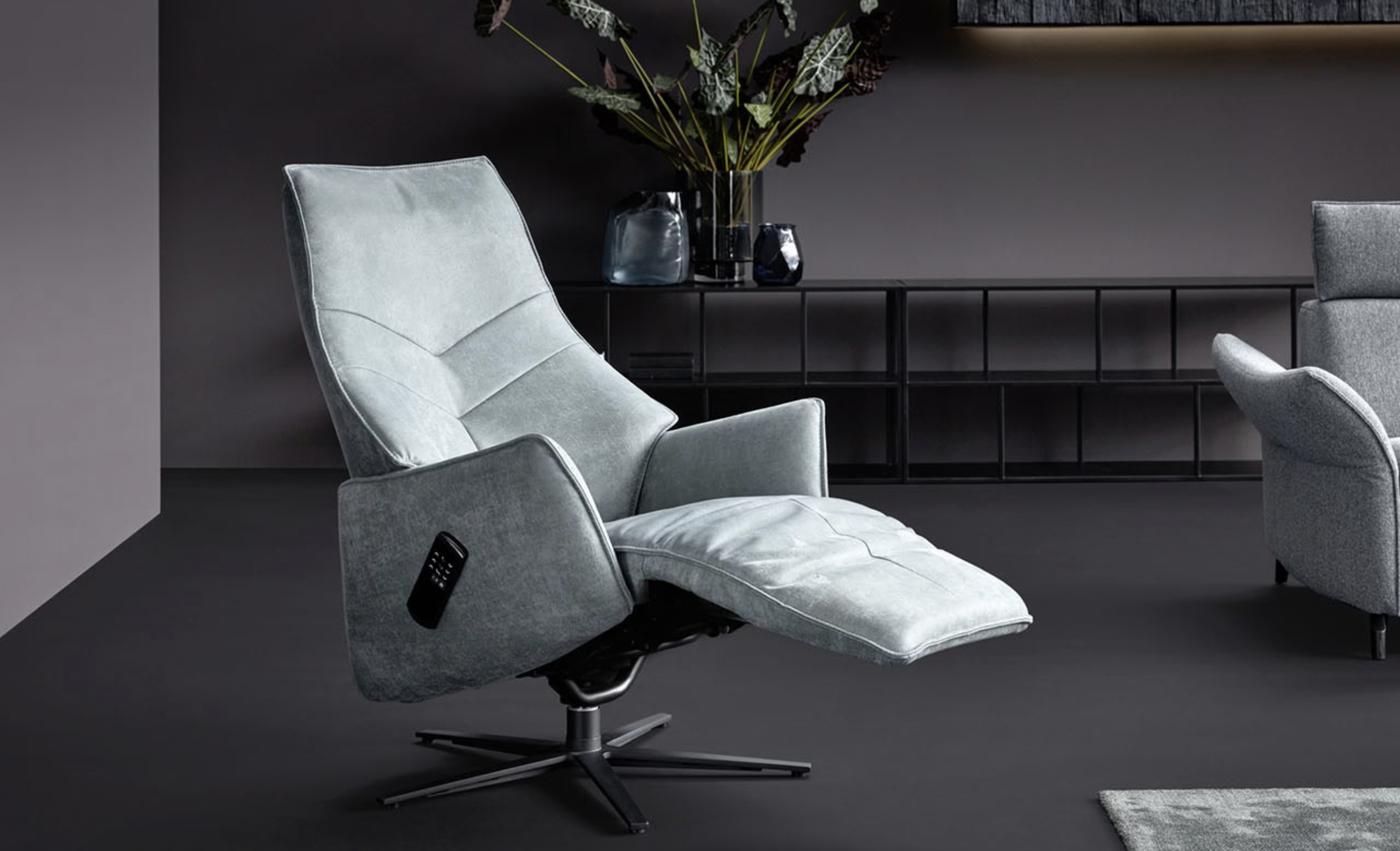 Odyssey Chair recline postion room setting 3